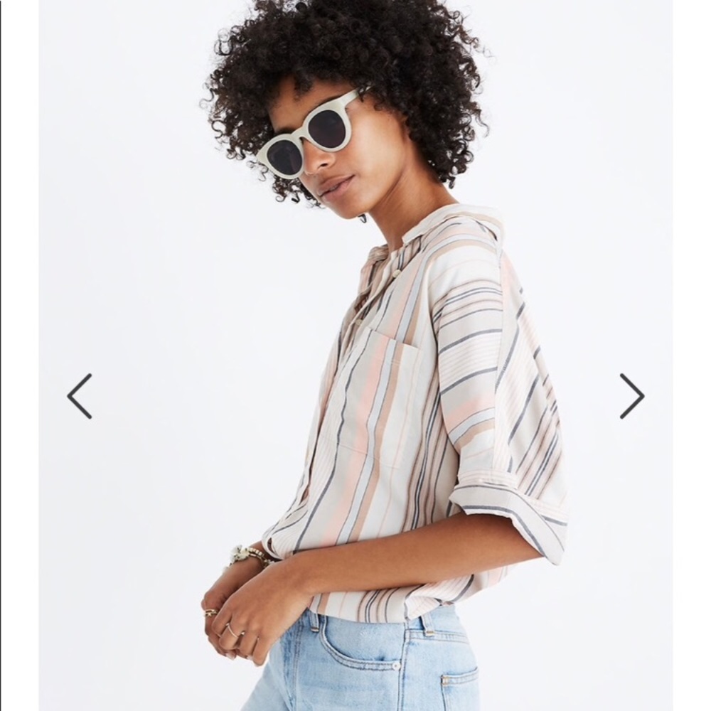 Madewell Courier Shirt - Alderink Stripe